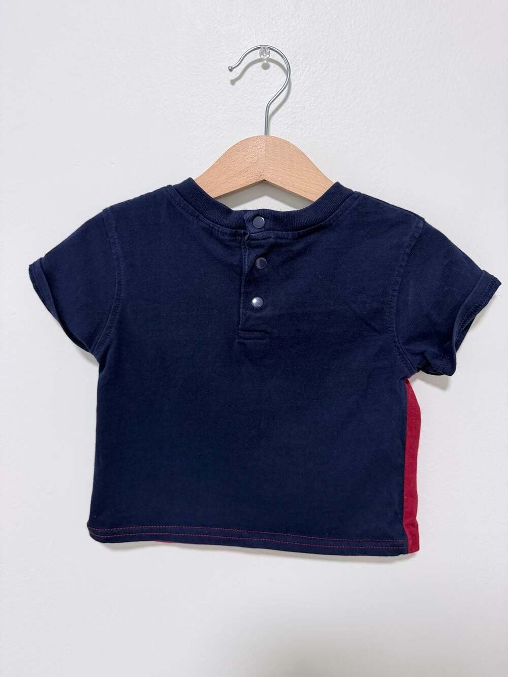 Disney Original Mickey T-Shirt Size 18M Racing Team 28 Blue Red - Picture 5 of 8